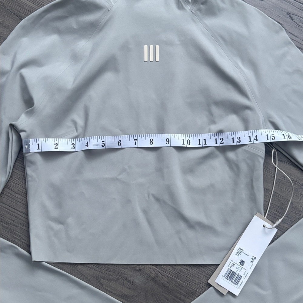 ADIDAS X FEAR OF GOD | Athletics Base Layer Crop Scuba Hoody in Sesame Sz Medium - Picture 8 of 14